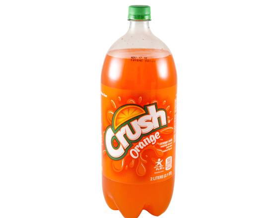 Order Crush Orange 2L food online from Saffran Steak House store, Feasterville Trevose on bringmethat.com