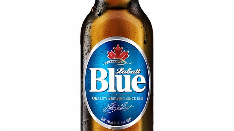 Labatt Blue, 340mL bottled beer (5.0% ABV)