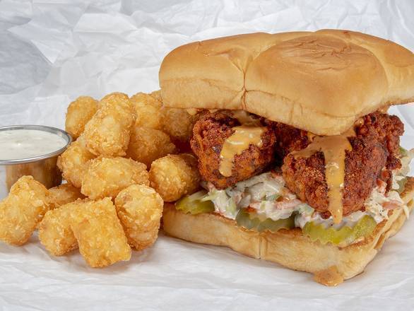 Order THE HOT CHICK COMBO food online from Bad Mutha Clucka store, Austin on bringmethat.com