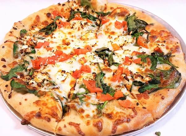 Order Mediterranean Pie food online from Dilworth Neighborhood Grille store, Charlotte on bringmethat.com