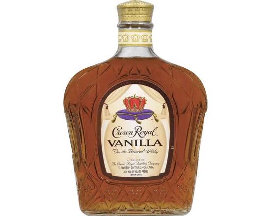 Order Crown Royal Vanilla, 750mL whiskey (35.0% ABV) food online from Woodbury Wine & Spirits store, ORLANDO on bringmethat.com