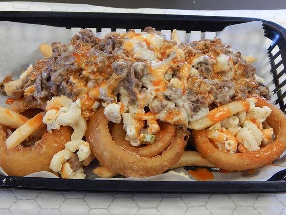 Order HALF Philly Plate* food online from Mac Philly Steaks store, Rochester on bringmethat.com