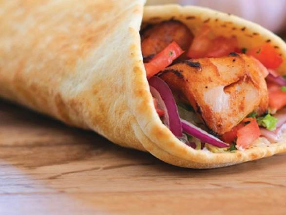 Order # 16 Chicken Kabob Wrap food online from Zest Grill House store, Sun Valley on bringmethat.com