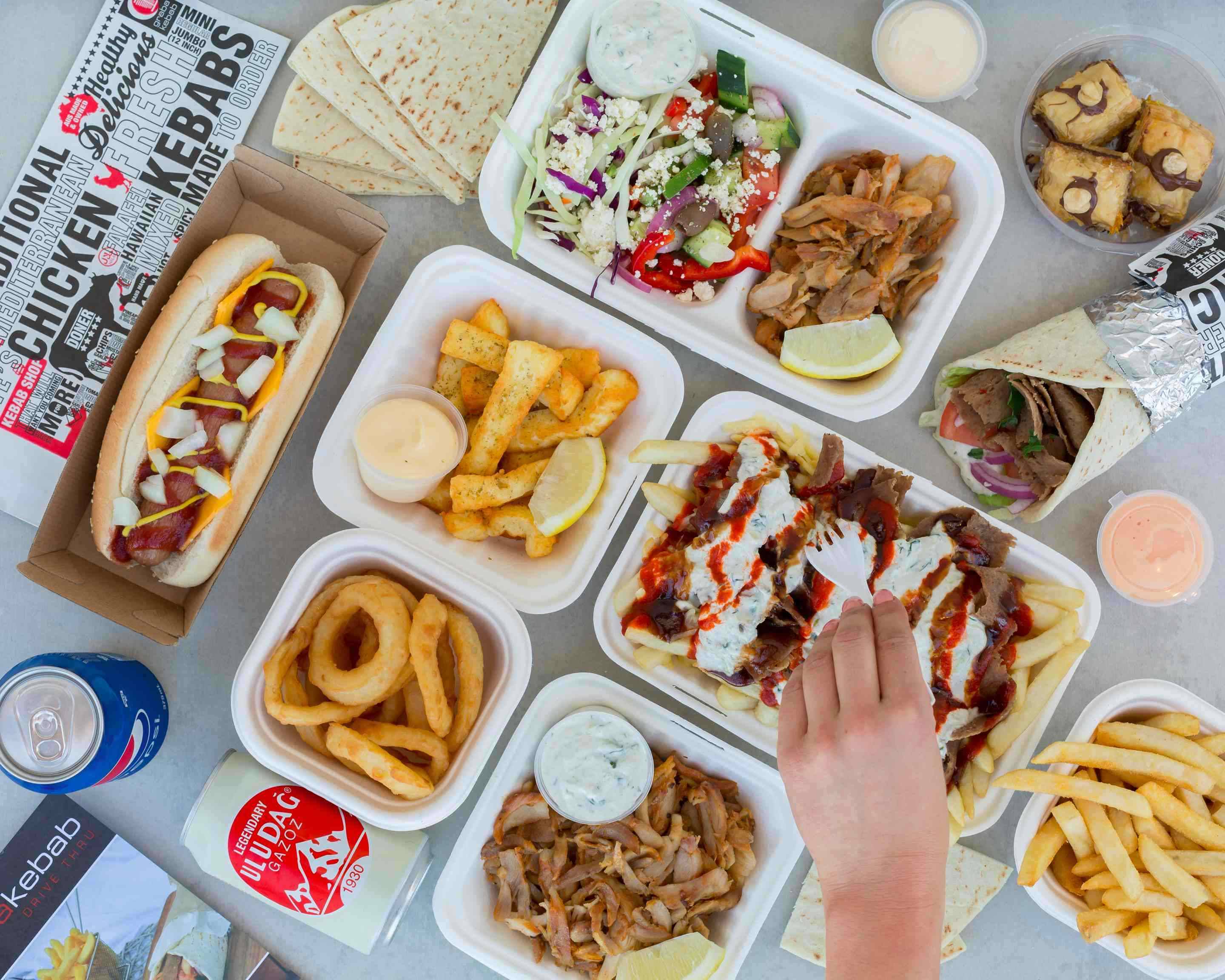 Grab A Kebab (Hoppers Crossing) Restaurant Menu Takeout in Melbourne