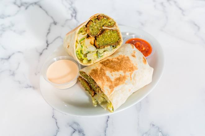 Order Falafel Burrito food online from Falafel Cart store, Sacramento on bringmethat.com