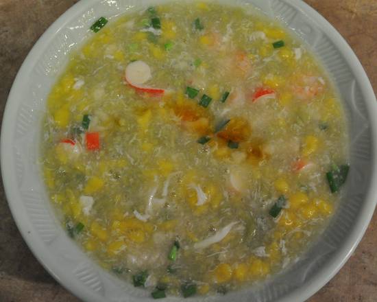 Order Seafood with Dough Lump Soup（海鲜疙瘩汤） food online from New Qingdao Restaurant store, Alhambra on bringmethat.com