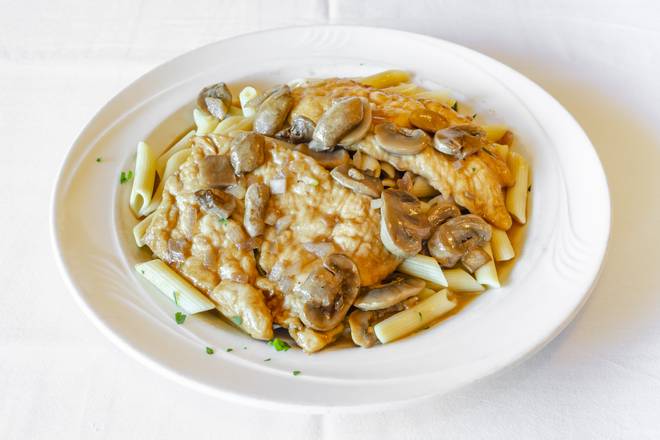 Order Chicken Marsala food online from Dante's Place Restaurant-Pizza store, Leonia on bringmethat.com