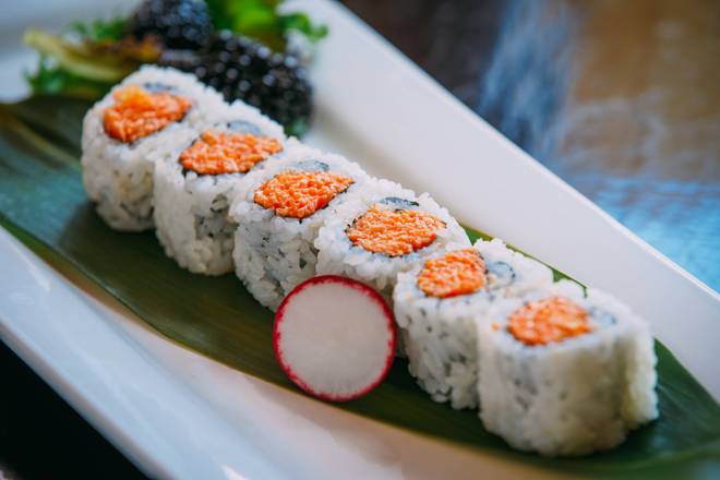 Order Spicy Crab Meat Roll food online from Sushi Pirate store, North Aurora on bringmethat.com
