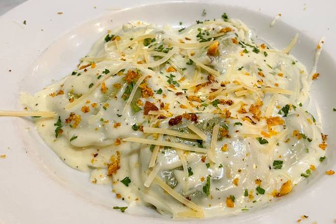 Order Spinach & Cheese Ravioli food online from In The Wood store, Berkeley on bringmethat.com