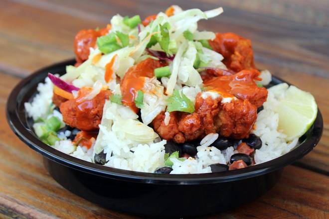 Order #10 Fried Chicken Bowl Spicy food online from R Taco store, Minneapolis on bringmethat.com