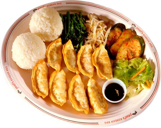 Order Fried Man Doo Plate food online from Pearl's Korean BBQ store, Kapolei on bringmethat.com