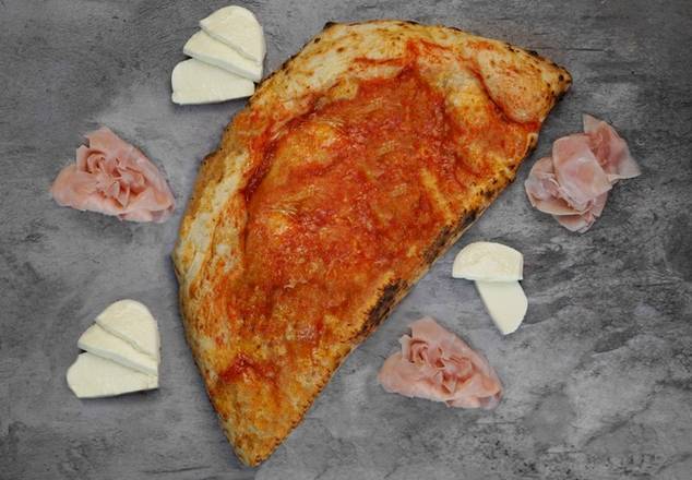 Order Ham and Ricotta Calzone food online from Pummarola store, Coral Gables on bringmethat.com