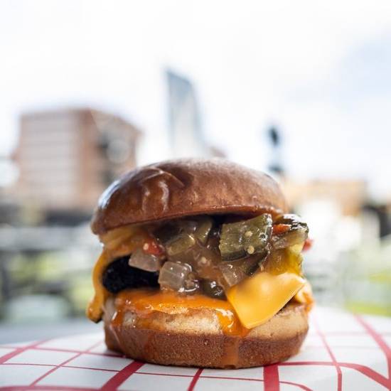 Order Tempeh Slider Two Pack food online from Hangry Omar Slider Shack store, Covington on bringmethat.com