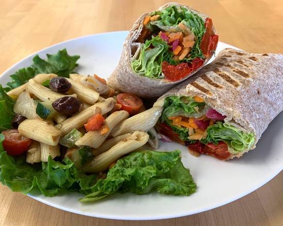 Order Go Vegan Wrap (V) food online from Brown Bag store, Reston on bringmethat.com