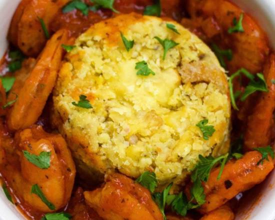 Order Mofongo D' Camarones Al La Criolla food online from Parkview Restaurant & Lounge store, Providence on bringmethat.com