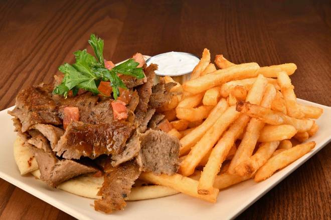 Order Gyro Plate food online from The Great Greek Mediterranean Grill store, Westminster on bringmethat.com