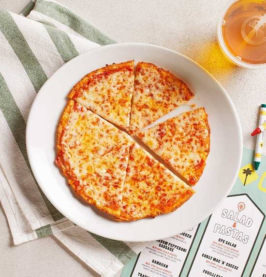 Order GLUTEN-FREE KIDS CHEESE PIZZA food online from California Pizza Kitchen store, Orlando on bringmethat.com