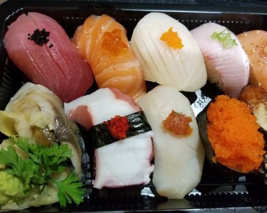 Order Nigiri Selection (Assortment of 10 pcs.) food online from Hokkaido store, Winter Springs on bringmethat.com