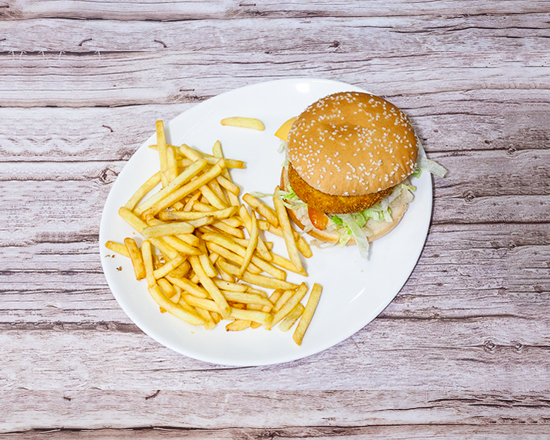 Menu fish burger