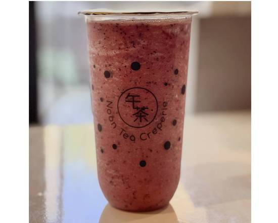 Order Berries Slush Milk (22oz) food online from Noon Tea Creperie store, Madison on bringmethat.com