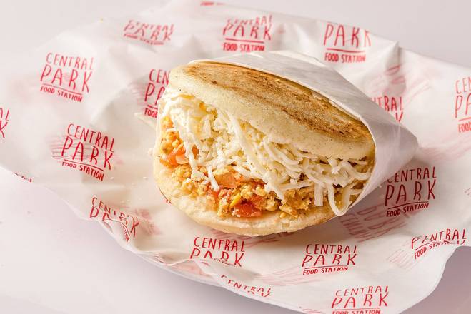 Order Arepa Perico food online from Central Park Food Station store, Doral on bringmethat.com