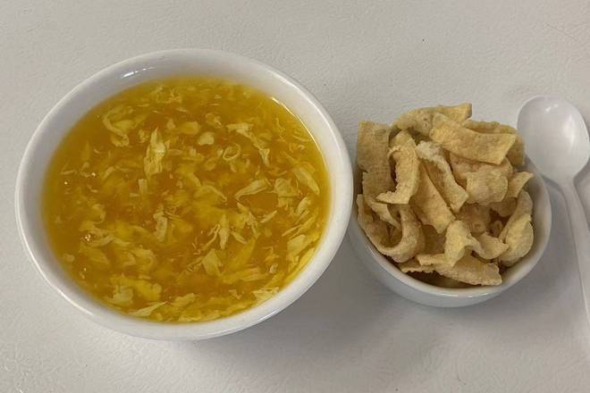 Order Egg Drop Soup 蛋花汤 food online from Double Dragon 2 store, Louisville on bringmethat.com