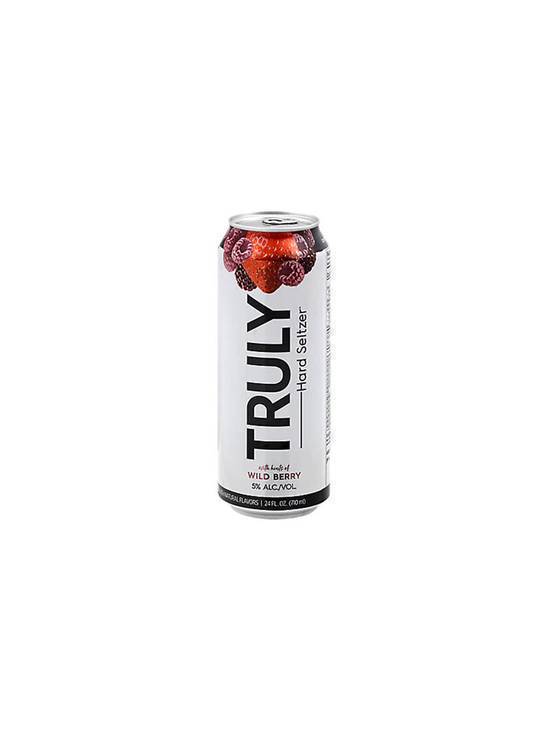Order Truly Hard Seltzer Berry 24 OZ Can (5 % ABV) food online from Chevron Extramile store, W Sacramento on bringmethat.com