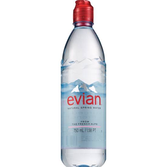 Order Evian Drinking Water SPRING Single Bottle (750 ML) food online from Cvs store, LINCOLN on bringmethat.com