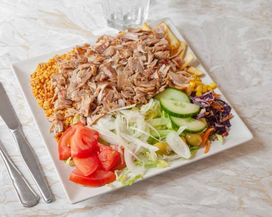 Grillade döner kebab