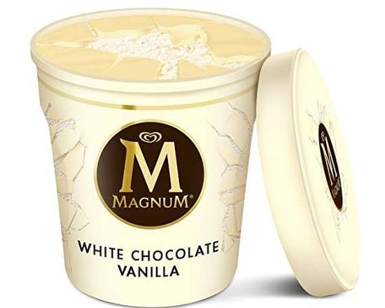 Order Magnum White Chocolate Vanilla Pint food online from Fresko Market store, Miami on bringmethat.com