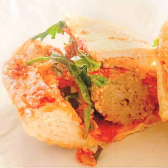 Order *new* MEATBALL SANDWICH food online from Deep & Juicy Pizza store, Los Angeles on bringmethat.com