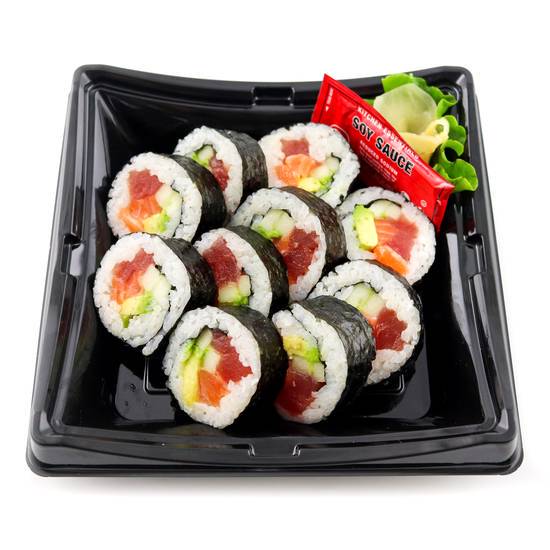 Order Dueling Duet Roll  food online from Genji Sushi store, Arlington on bringmethat.com