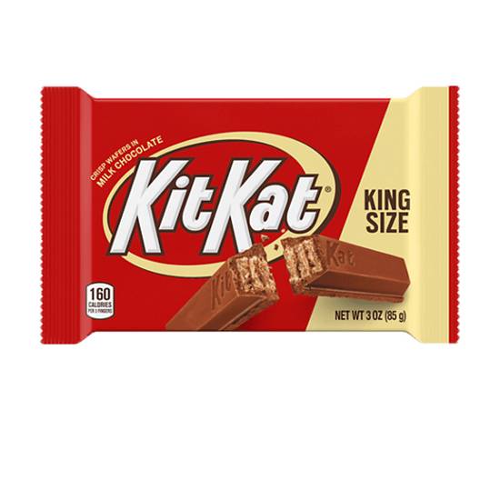 Order Kit Kat King Size 3oz food online from Caseys Carry Out Pizza store, Cedar Rapids on bringmethat.com