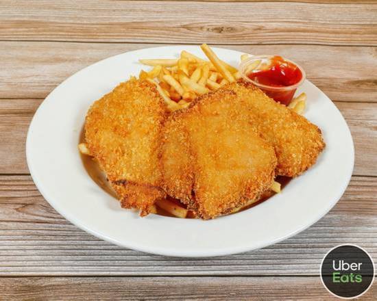 Order Fish & Fries (Only) food online from Hoku Hawaiian Bbq store, Fairfield on bringmethat.com