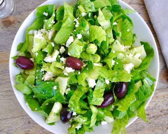 Order Greek Salad food online from Simply Mediterranean store, Tulare on bringmethat.com