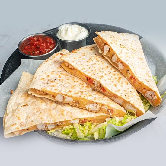 Order Monterey Chicken Quesadilla food online from Hurricane Grill & Wings store, Jacksonville on bringmethat.com