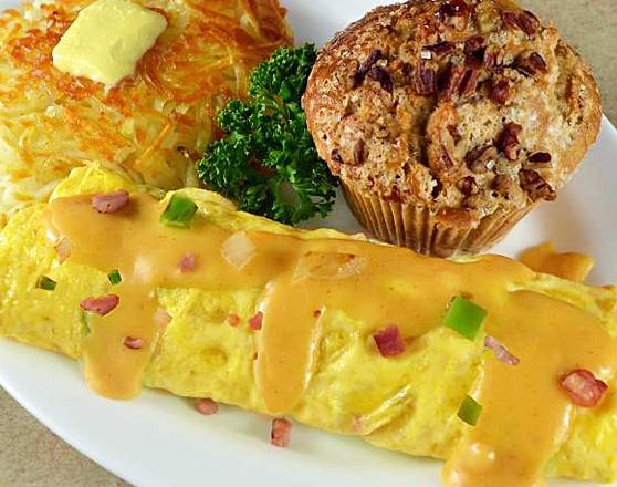 Order Western and Cheese Omelette food online from Fryn' Pan store, Fargo on bringmethat.com
