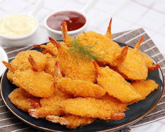 Order Fried Shrimp (20 pcs) food online from Hibachi & Buffet store, Westland on bringmethat.com