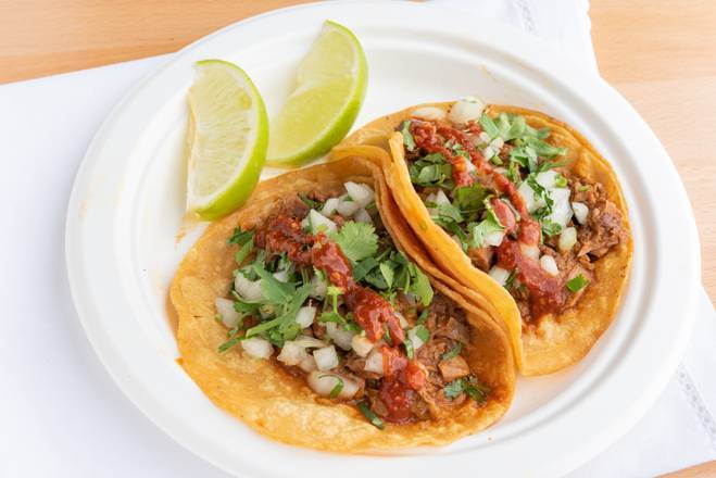 Order Soft Tacos Combo (2 pcs) food online from Tacos Por Favor store, Santa Monica on bringmethat.com