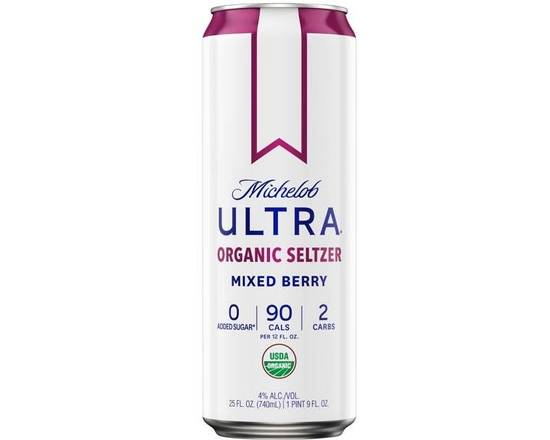Order Mixed Berry Organic Seltzer, 12 fl. oz. Can food online from Fabrica Pizza- St.Pete store, St. Petersburg on bringmethat.com