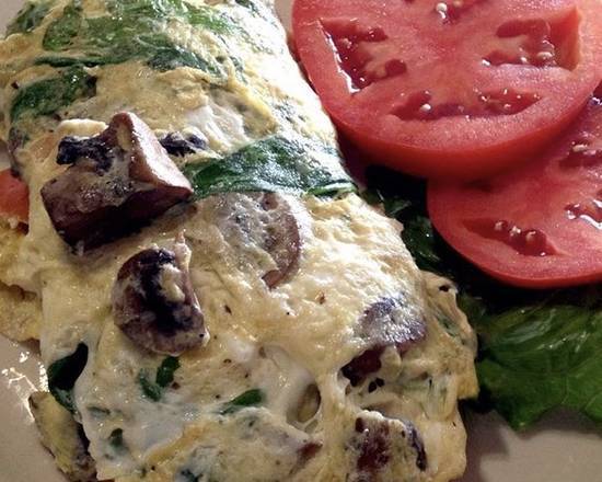 Order Vegetarian Omelet food online from Zachary's Restaurant store, Cape Canaveral on bringmethat.com