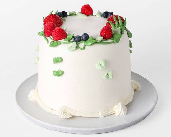 Order 6" Triple Berry Cake  food online from Sweet Lady Jane Bakery store, Santa Monica on bringmethat.com