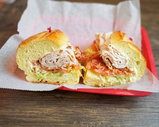 Order Italian Social Turkey Club Hero food online from Tommy Taste Of Italy store, Woodland Park on bringmethat.com