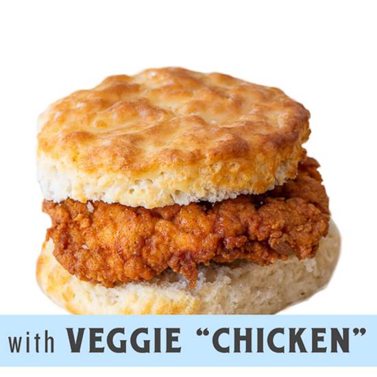 Order Veggie Chicken Sandwich food online from Rise Biscuits Donuts store, Morrisville on bringmethat.com