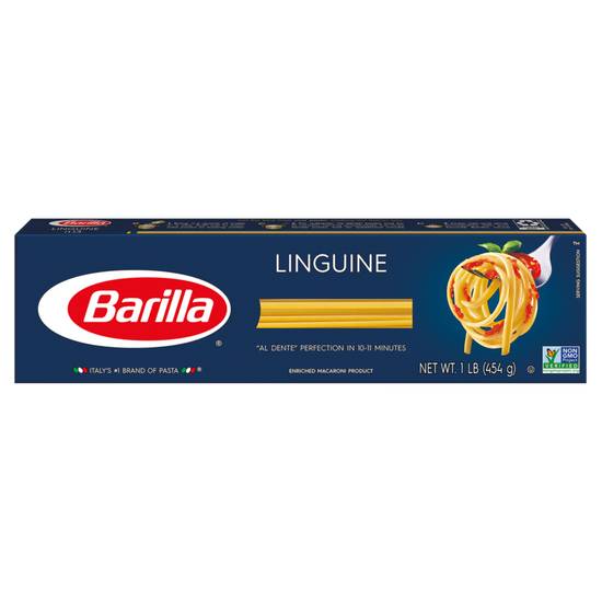 Order Barilla Linguine Pasta 16oz food online from Everyday Needs by Gopuff store, Montgomery on bringmethat.com