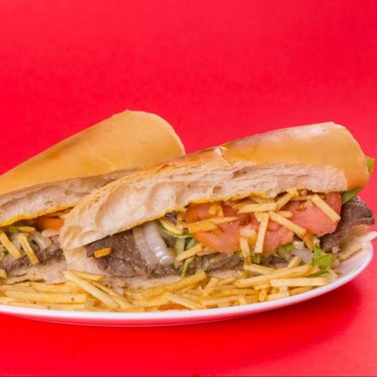 Order Pan con Bistec Sandwich food online from La Cubanita Pizzeria Corp store, Hialeah Gardens on bringmethat.com