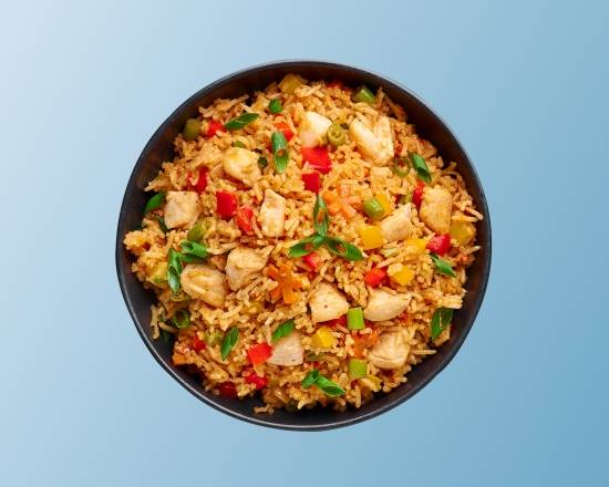 Order Hawkers Chicken Fried Rice food online from Delhi Woks store, Raleigh on bringmethat.com