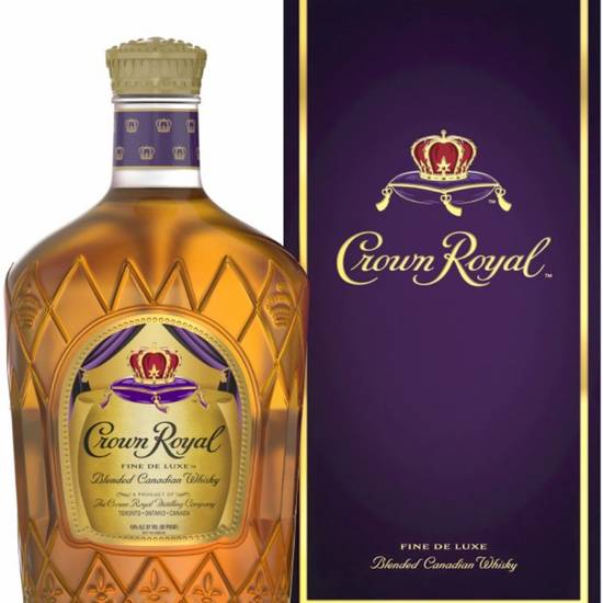 Order Crown Royal 1.75ml 40% ABV  food online from Princess Liquors store, Port Saint Lucie on bringmethat.com