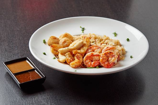 Order CALAMARI, SCALLOPS & COLOSSAL SHRIMP  food online from RA Sushi Bar store, Las Vegas on bringmethat.com