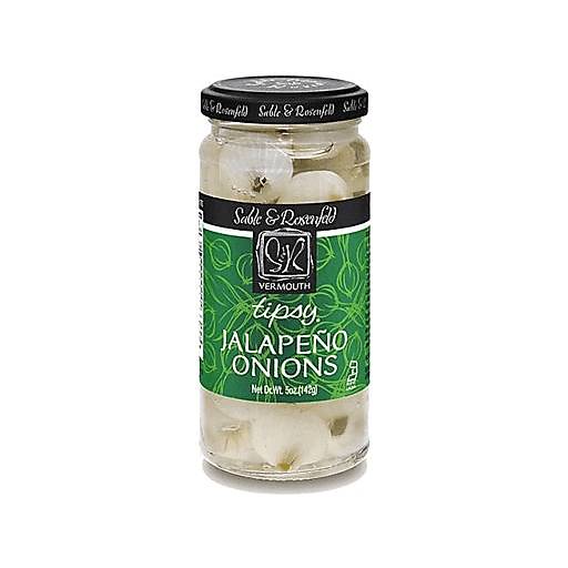 Order Sable & Rosenfeld Vermouth Tipsy Jalapeno Onions (5 OZ) 130539 food online from Bevmo! store, Albany on bringmethat.com